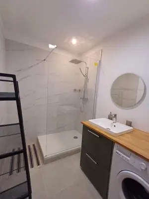 Salle de bains dans l'établissement Old town - Vieux Lyon -50 m2 flat