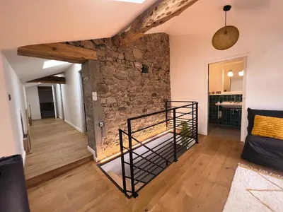 Un ou plusieurs lits dans un hébergement de l'établissement Bulles en Beaujolais Spa & Sauna
