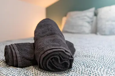 Un ou plusieurs lits dans un hébergement de l'établissement KASA NOVA - Tout équipé & CLIMATISATION