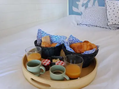 Nourriture dans la maison de vacances ou à proximité