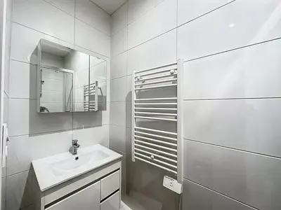 Salle de bains dans l'établissement Cosy appt cœur de Lyon du Bœuf 3