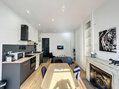 Cuisine ou kitchenette dans l'établissement cosy appart - Préfecture Lyon - Servient 1