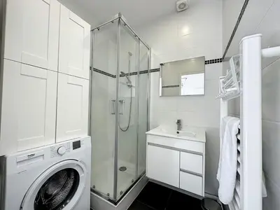 Salle de bains dans l'établissement cosy appart - Préfecture Lyon - Servient 1