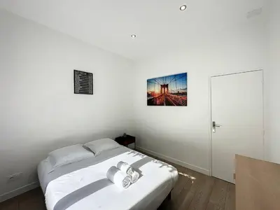 Un ou plusieurs lits dans un hébergement de l'établissement cosy appart - Préfecture Lyon - Servient 1