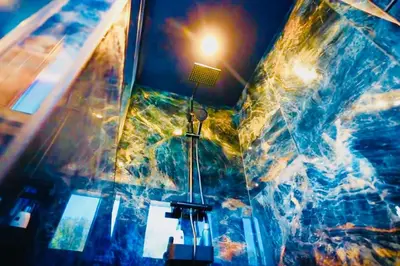 Salle de bains dans l'établissement Minka