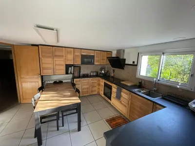 Cuisine ou kitchenette dans l'établissement Le Relais de Choz