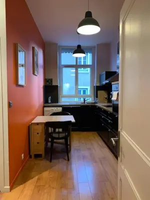 Cuisine ou kitchenette dans l'établissement Joli Canut - proche de Fourvière - 6 couchages