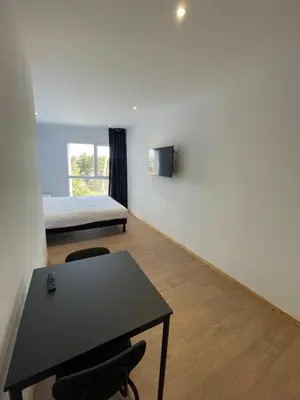 Télévision ou salle de divertissement dans l'établissement LE SALVADOR - Appart'Hôtel de 18m2 à 44m2