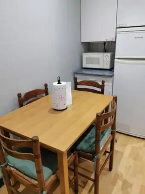 Cuisine ou kitchenette dans l'établissement Appartement meublés à Villeurbanne Lyon