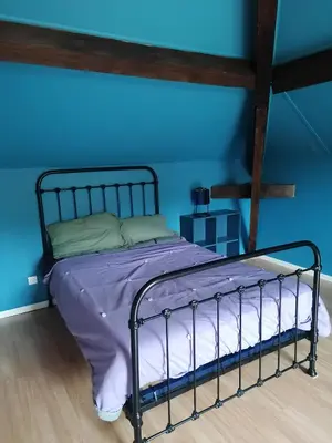 Un ou plusieurs lits dans un hébergement de l'établissement Une halte aux portes de Bourgoin