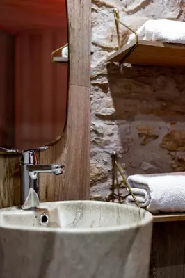 Salle de bains dans l'établissement LYON HYPERCENTRE LES CORDELIERS
