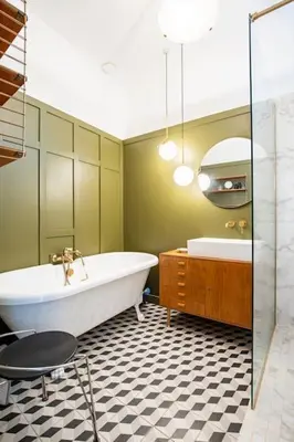 Salle de bains dans l'établissement *Maison Lyon Confluence* dans jolie copropriété