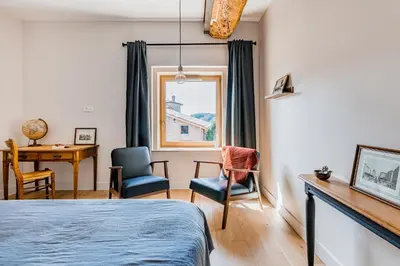 Un ou plusieurs lits dans un hébergement de l'établissement Maison de Pagneux