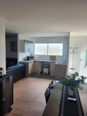 Cuisine ou kitchenette dans l'établissement MAISON A