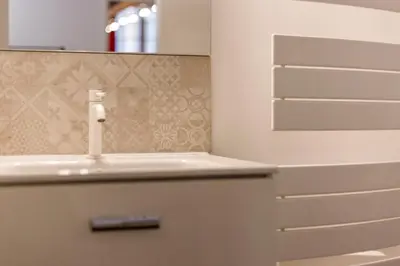Salle de bains dans l'établissement AllinLyon | Appartement familial au Vieux Lyon