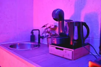 Plateau bouilloire dans l'établissement Le Lux Spa