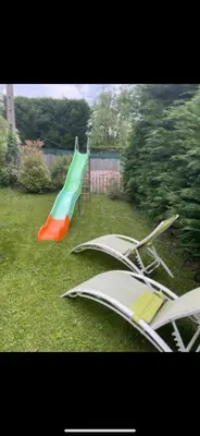 Plan de l'établissement Logements chaleureux dans Maison avec piscine à 35 min de LYON