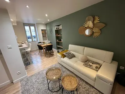 Coin salon dans l'établissement Le Caladois