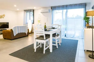 Coin salon dans l'établissement Spacieux T3 Grand Large