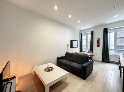 Coin salon dans l'établissement Cosy appart - lyon 6 - Gare Partdieu - Lafayette 1