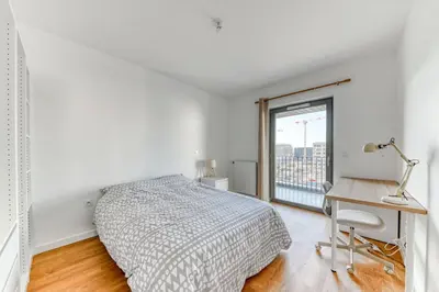 Un ou plusieurs lits dans un hébergement de l'établissement GuestReady - Charming getaway with a terrace
