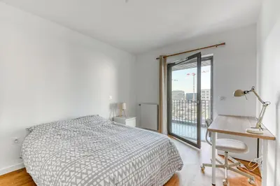 Un ou plusieurs lits dans un hébergement de l'établissement GuestReady - Charming getaway with a terrace