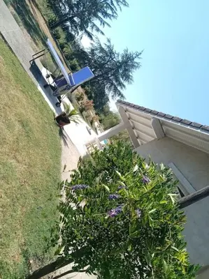 Jardin de l'établissement Le Relais des Cigognes