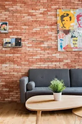 Coin salon dans l'établissement Cabana & Appartement type Loft - Bellecour