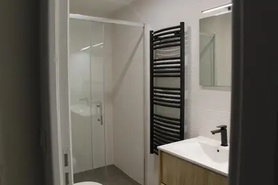Salle de bains dans l'établissement Bienvenue chez Ed T4 cocon bien équipé avec garage et proche transports