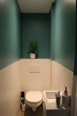 Salle de bains dans l'établissement Bienvenue chez Ed T4 cocon bien équipé avec garage et proche transports