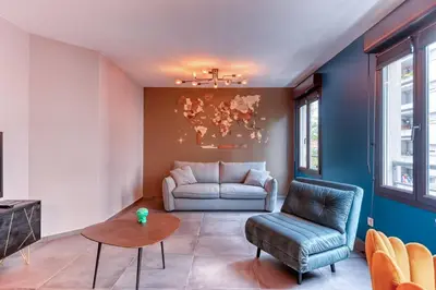 Coin salon dans l'établissement GuestReady - Lovely Getaway near Lyon