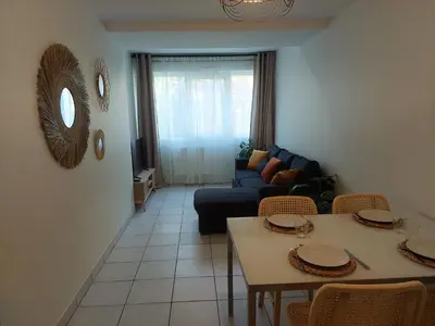 Coin salon dans l'établissement Apt Lyon Flachet