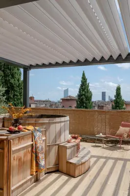 Balcon ou terrasse dans l'établissement MiHotel - La Maison Rose