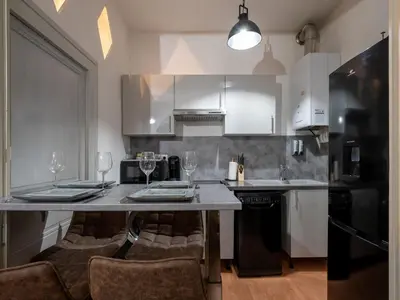 Cuisine ou kitchenette dans l'établissement Le Petit Gentleman - Vienna authentica