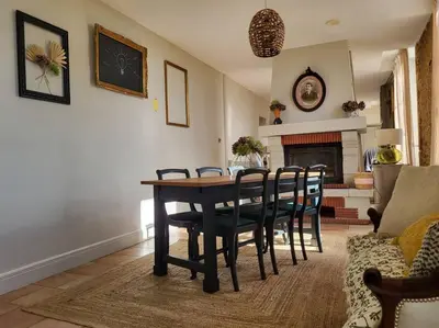 Coin salon dans l'établissement Le Clos du Botaniste