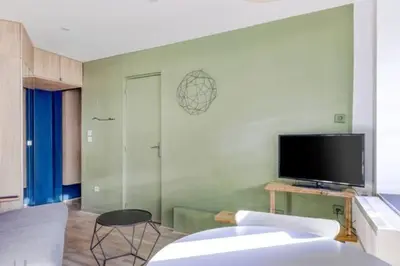 Télévision ou salle de divertissement dans l'établissement LET'S - Le Next Door - Part Dieu - Wifi