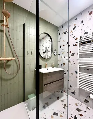 Salle de bains dans l'établissement Modern 1 Bdr + Balcony + Free Parking + AC + Pool