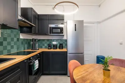 Cuisine ou kitchenette dans l'établissement Le Savoir