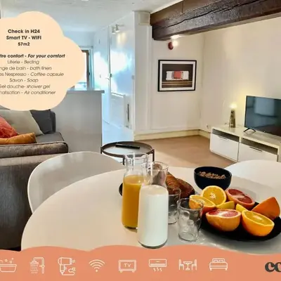 Suite Jason Appartement 4 personnes - Check in h24 & Wifi