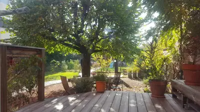 Jardin de l'établissement Chambre privée Lyon