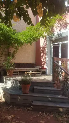 Jardin de l'établissement Chambre privée Lyon