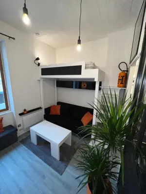 Un ou plusieurs lits dans un hébergement de l'établissement Appartement centre de lyon