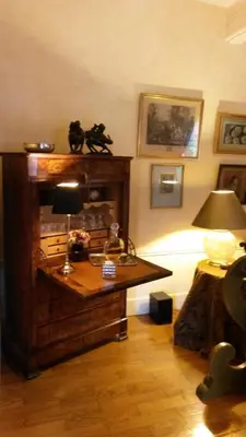 Coin salon dans l'établissement Maison Epellius