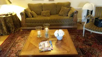 Coin salon dans l'établissement Maison Epellius