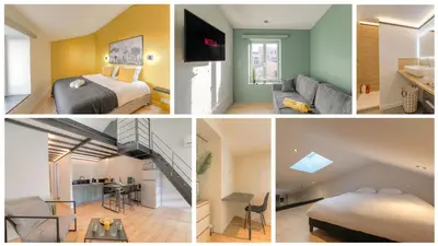 Coin salon dans l'établissement L Original - TravelHome - Free wifi - 6 travelers