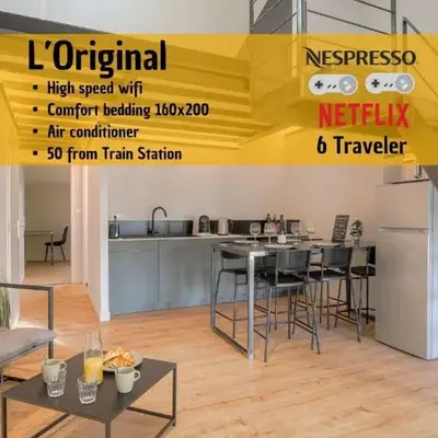 L Original - TravelHome - Free wifi - 6 travelers
