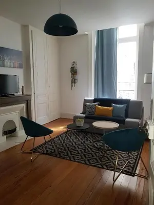 Coin salon dans l'établissement Le Couvent Saint Vincent