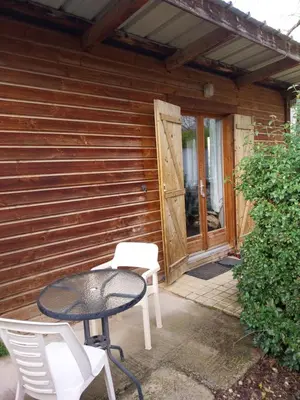 Terrasse ou espace extérieur de l'établissement Le petit chalet