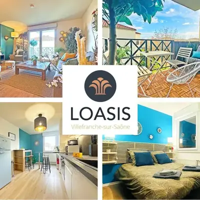 LOASIS -T4 Garage Terrasse WIFI Centre-Ville Gare
