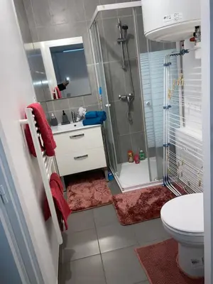 Salle de bains dans l'établissement Jolie perle